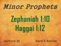 Listen to Minor Prophets - Lecture 20 - Zephaniah 1:10 - Haggai 1:12