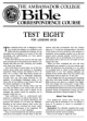 Test Eight - For Lessons 29 - 32