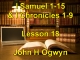 Lesson 18 - I Samuel 1-15 & I Chronicles 1-9