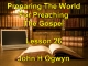 Lesson 26 - Preparing The World For Preaching The Gospel