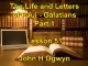 Lesson 51 - The Life and Letters of Paul - Galatians - Part 1