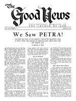 God's Church Rejoices!
Good News Magazine
January 1958
Volume: Vol VII, No. 1