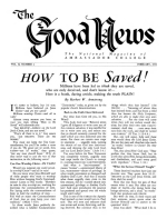 We Are What We Eat!
Good News Magazine
February 1952
Volume: Vol II, No. 2