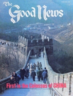 What is the Savior's Name?
Good News Magazine
February 1980
Volume: VOL. XXVII, NO. 2
Issue: ISSN 0432-0816
