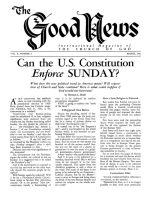 Is JUDAISM the Law of Moses? - Part 4
Good News Magazine
March 1961
Volume: Vol X, No. 3