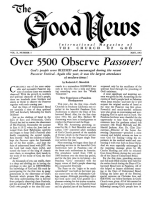 Question Box
Good News Magazine
May 1961
Volume: Vol X, No. 5