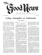 Passover Held in Texas Just a Beginning
Good News Magazine
June 1951
Volume: Vol I, No. 2