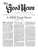 Amazing 2000-Year History of the Church of God
Good News Magazine
July 1953
Volume: Vol III, No. 6