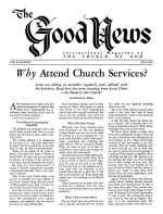 Question Box
Good News Magazine
July 1961
Volume: Vol X, No. 7