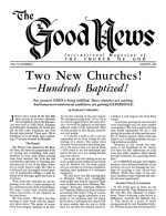 Question Box
Good News Magazine
August 1961
Volume: Vol X, No. 8