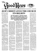 Seven Proofs Of The True Church - Proof No. 1-4
Good News Magazine
November 20, 1978
Volume: Vol VI, No. 23