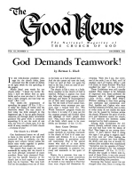 Be a POSITIVE Christian
Good News Magazine
December 1953
Volume: Vol III, No. 11