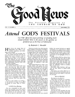 How to be an OVERCOMER
Good News Magazine
December 1955
Volume: Vol V, No. 5