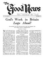 Is JUDAISM the Religion of Moses? - Part 1
Good News Magazine
December 1960
Volume: Vol IX, No. 12