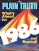 Plain Truth Magazine
January 1986
Volume: Vol 51, No.1
Issue: 