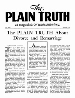 WHERE is this ATOMIC AGE Leading?
Plain Truth Magazine
March 1948
Volume: Vol XIII, No.1
Issue: 