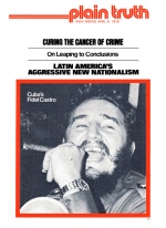PANAMA CANAL ISSUE FLARES ANEW
Plain Truth Magazine
April 5, 1975
Volume: Vol XL, No.6
Issue: 