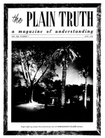 EVOLUTION without miracles?
Plain Truth Magazine
May 1956
Volume: Vol XXI, No.5
Issue: 