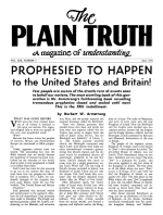 Is the Day of Miracles Past?
Plain Truth Magazine
June 1954
Volume: Vol XIX, No.5
Issue: 