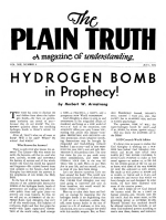 Source of Today's Religious Confusion - Part VIII
Plain Truth Magazine
July 1954
Volume: Vol XIX, No.6
Issue: 