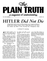 WHAT IS FAITH?
Plain Truth Magazine
August 1952
Volume: Vol XVII, No.2
Issue: 