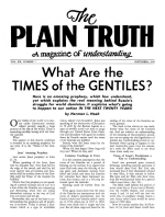 Don't Let Television Become a Curse!
Plain Truth Magazine
September 1955
Volume: Vol XX, No.7
Issue: 