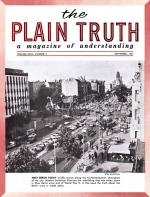 Heart to Heart Talk With the Editor
Plain Truth Magazine
September 1961
Volume: Vol XXVI, No.9
Issue: 