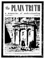 Were the Ten Commandments Nailed to the Cross?
Plain Truth Magazine
November 1956
Volume: Vol XXI, No.11
Issue: 
