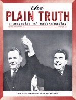Personal from the Editor
Plain Truth Magazine
November 1964
Volume: Vol XXIX, No.11
Issue: 