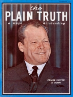 WHY TODAY'S YOUTH IS DISENCHANTED
Plain Truth Magazine
December 1969
Volume: Vol XXXIV, No.12
Issue: 