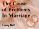 The Cause of Problems In Marriage