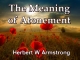 The Meaning of Atonement