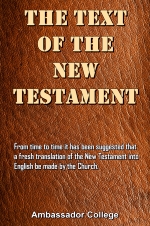 The Text of The New Testament