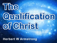 The Qualification of Christ