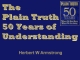 The Plain Truth - 50 Years of Understanding