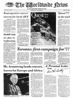Worldwide News February 14, 1977 Headlines