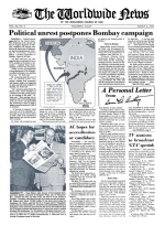 Worldwide News March 03, 1975 Headlines