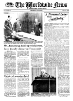 Worldwide News November 12, 1973 Headlines