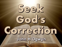Seek God's Correction