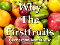 Why The Firstfruits