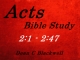Acts 2:1 - 2:47