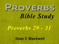 Listen to  Proverbs 29 - 31