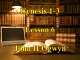 Lesson 6 - Genesis 1-3