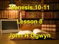 Listen to Lesson 8 - Genesis 10-11