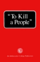 To Kill A People
