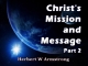 Christ's Mission and Message - Part 2