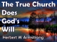 The True Church Does God's Will