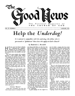Problems of New Converts
Good News Magazine
January 1954
Volume: Vol IV, No. 1