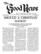 Should A Christian Dance?