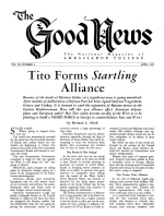 The TONGUES Question - Part II
Good News Magazine
April 1953
Volume: Vol III, No. 4